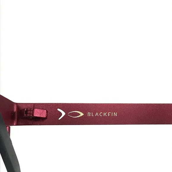 Blackfin Eyeglasses Frames BF743 WATERHOUSE COL.581 Red Gray Round 48-20-145